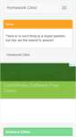Mobile Screenshot of homeworkclinic.com